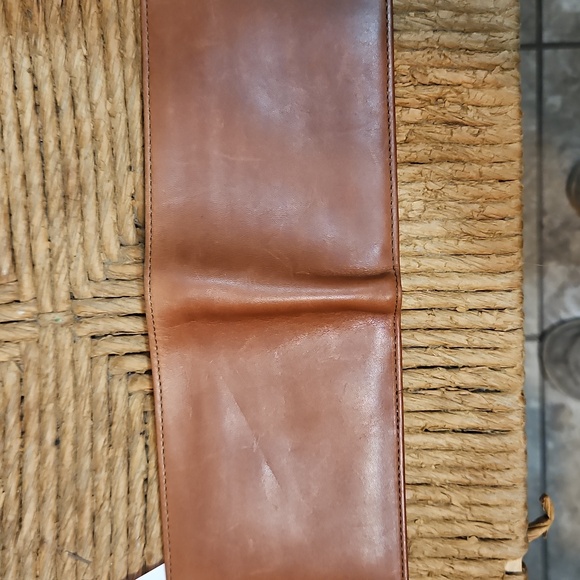 BOSCA Caddler Men's "Old Leather" Bifold Wallet w/Coin Pocket-Cognac-Vintage - Picture 3 of 12